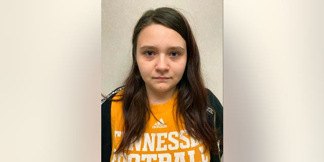 This February 2020 booking photo from the Tennessee Bureau of Investigation shows Megan Boswell. The teen mother of a 15-month-old Tennessee girl, who is the subject of an Amber Alert, is being held on a false report charge, according to the Sullivan County Sheriff's Office. (Tennessee Bureau of Investigation via AP)