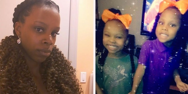 Amarah Banks, left, and her daughters, Camaria, center, and Zaniya, were found dead Sunday.