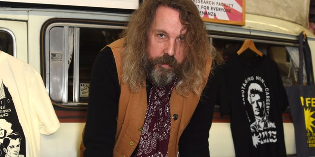 Andrew Weatherall attends the Art Car Boot Fair Christmas Wrap Party at The Workshop on December 9, 2018 in London, England. (Photo by David M. Benett/Dave Benett/Getty Images)