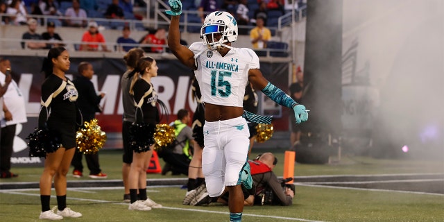 Avantae Williams. (Mark LoMoglio/Icon Sportswire via Getty Images)
