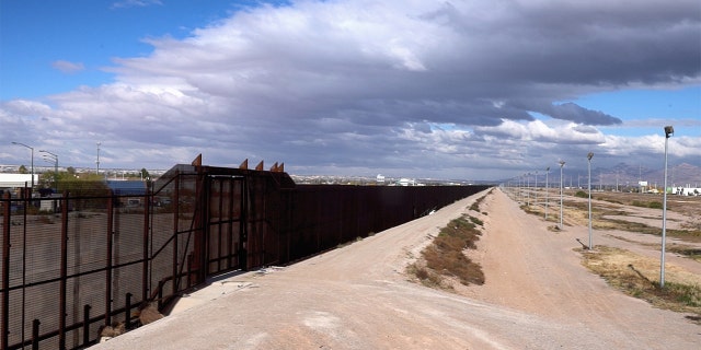 The Juarez Mexico side of the International Border crossing with El Paso, Texas.