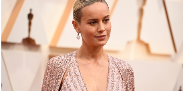 Brie Larson arrives at the Oscars on Sunday, Feb. 9, 2020, at the Dolby Theatre in Los Angeles. (Photo by Richard Shotwell/Invision/AP)