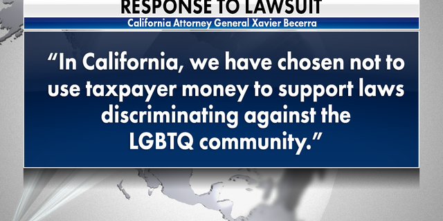 California Attorney General responds to lawsuit from Texas.