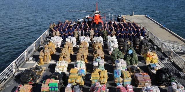 The Coast Guard cutter James seized hundreds of millions of dollars worth of drugs last year.