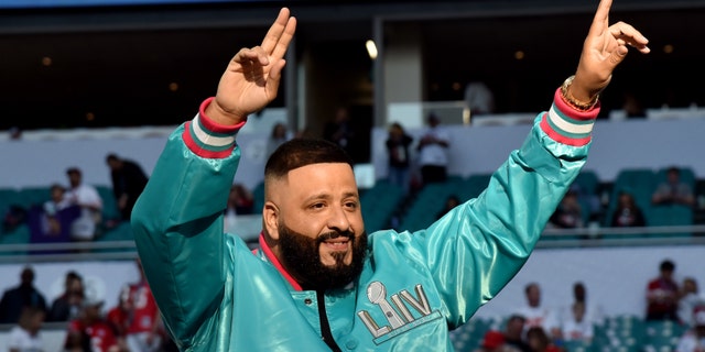DJ Khaled attends Super Bowl LIV. (Photo by Jeff Kravitz/FilmMagic)