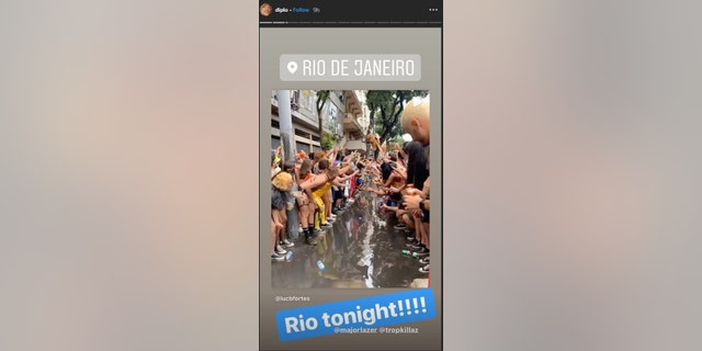 DJ Diplo confirmed that his show in Rio de Janiero was still on for Wednesday night after a shooting occurred during his Tuesday performance.