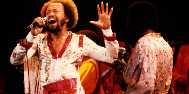 Maurice White, frontman degli Earth, Wind amp; Fire. (Foto di Ed Perlstein/Redferns/Getty Images)