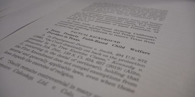 Texas was added to the list of prohibited travel states in 2017 after the state passed a law allowing child welfare providers to refuse to carry out services that violate their religious beliefs.