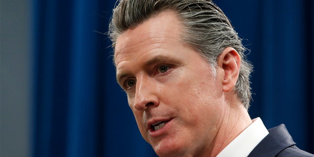 In this Jan. 10, 2020 file photo California Gov. Gavin Newsom responds to a reporters question during a news conference in Sacramento, Calif. (AP Photo/Rich Pedroncelli, File)