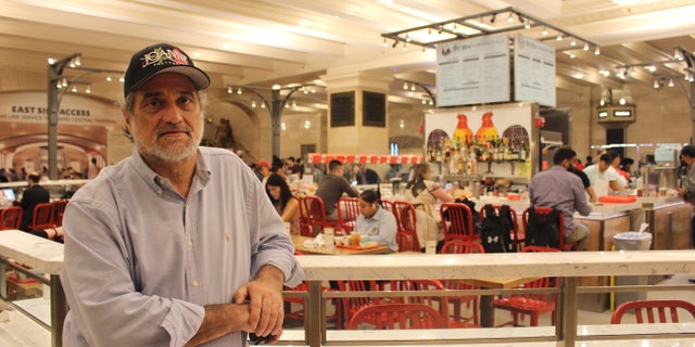 Lady Gaga's father, Joe Germanotta stands in the restaurant "Art Bird & Whiskey Bar" at Grand Central Station on Sept. 13, 2018, in New York City.