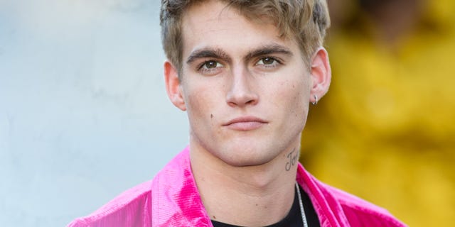 Presley Gerber shot back at critics of his new face tattoo on social media.