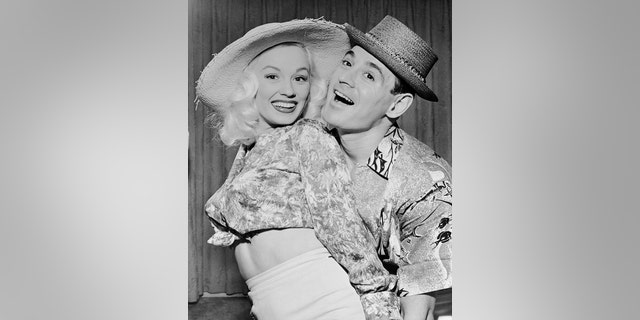 Mamie Van Doren and her then-husband, bandleader Ray Anthony.