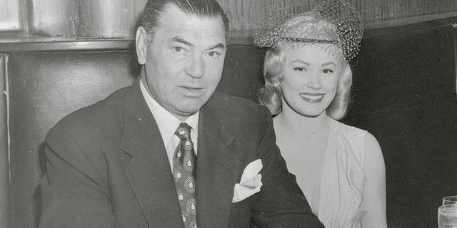 Jack Dempsey with Mamie Van Doren.