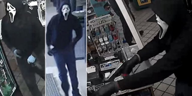 FBI is offering a reward of up to $10,000 for information leading to the arrest of the crook in "Scream" mask who has robbed five Virginia gas stations.