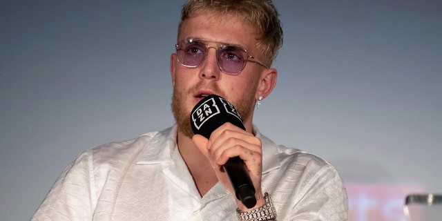 Jake Paul's home was raided on Wednesday morning by the FBI in connection with a federal investigation into a May 30 incident at a mall in Scottsdale, Ariz. (Photo by Eric Espada/Getty Images)