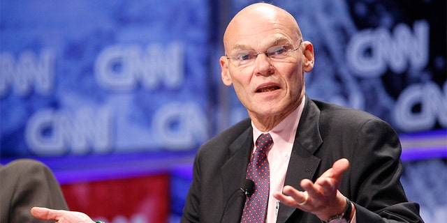James Carville at the CNN Election Breakfast 2007 at Gotham Hall on October 16, 2007 in New York City. (Photo by Mark Von Holden/WireImage)