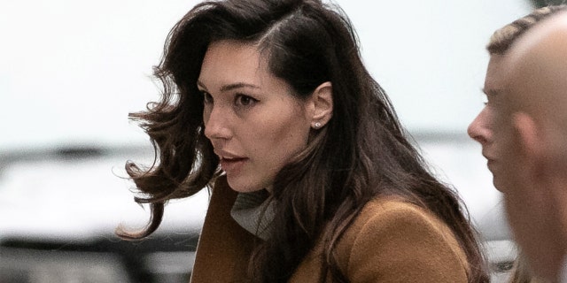 Witness Jessica Mann arrives at the Manhattan Criminal Court to testify in the trial of Harvey Weinstein in New York, US., February 4, 2020. REUTERS/Jeenah Moon - RC2PTE9OEDT4