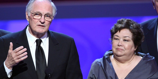 Alan Alda and Kellye Nakahara at the 7th Annual TV Land Awards in 2009. 