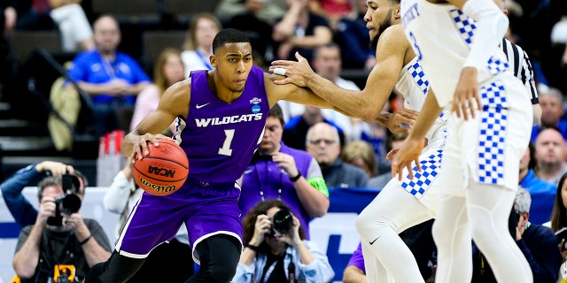 Jaren Lewis and Abilene Christian won their first Southland title in 2019. (Photo by Matt Marriott/NCAA Photos via Getty Images)