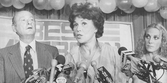 Left to right: Ed Koch, Bess Myerson & Barra Grant, circa 1980.