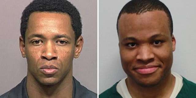 Left: John Allen Muhammad, also known as John Allen Williams, in the 1995 booking mug released by the Pierce County, Washington Sheriff's Department. Right: Photo of Lee Boyd Malvo provided by the Virginia Department of Corrections.