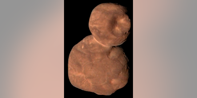 Composite image of Arrokoth from New Horizons Spacecraft Data