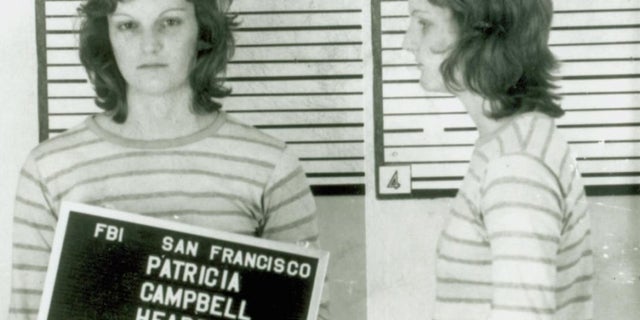 A mugshot of Patty Hearst after her arrest. 