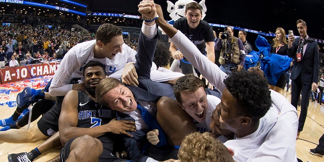 Saint Louis edged out St. Bonaventure in 2019. (Photo by Mitchell Leff/Getty Images)
