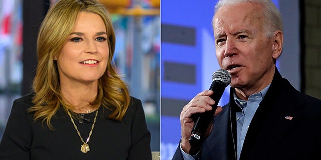 NBC’s Savannah Guthrie bothered former Vice President Joe Biden during an interview on Monday.