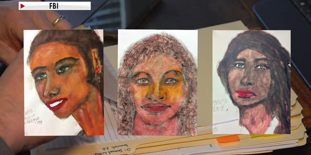 Sketches by Samuel Little of the three additional cases in Georgia, seeking closure.
