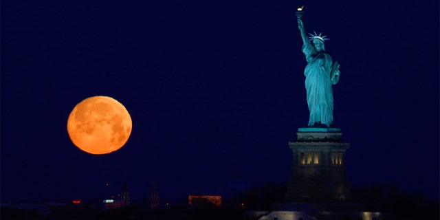 Lady Liberty is one of the most popular tourist sites in America.