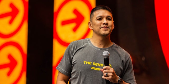 Teo Hayashi, a co-organizer of The Send Brazil, spoke at the big event Saturday, Feb. 8, 2020. Hayashi is the founder of the Dunamis Movement and the pastor of Zion Church in Sao Paulo.