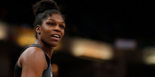 Future Indiana Fever center Teaira McCowan won the SEC tournament MVP in 2019. (Photo by Jeffrey Brown/Icon Sportswire via Getty Images)