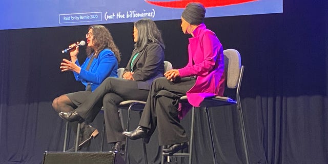 Rerp. Rashida Tlaib speaks at an event in Iowa. (Paul Steinhauser)