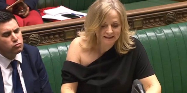 Tracy Brabin, seen here, speaks at the House of Commons on Monday following Downing Street's decision to order senior journalists from some of the UK's major news organizations to leave before a briefing on Boris Johnson's Brexit plans.