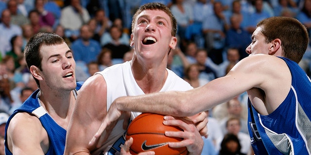 Tyler Hansbrough led North Carolina to an ACC title in 2008. (Photo by Kevin C. Cox/Getty Images)