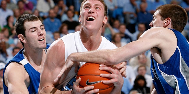 Tyler Hansbrough led North Carolina to an ACC title in 2008. (Photo by Kevin C. Cox/Getty Images)