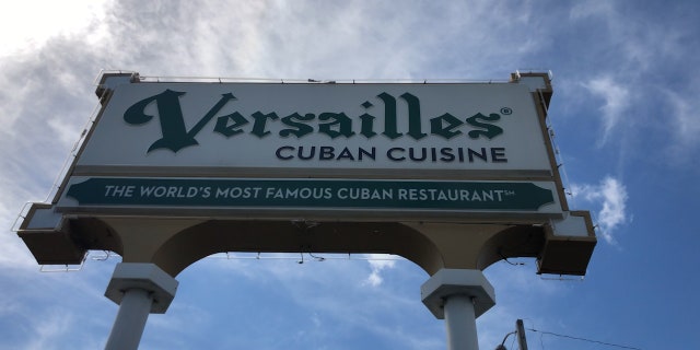 While Cuban restaurant Versailles is famous for it's strong cuban coffee and delicacies, what they are really as is a backdrop for political events and discussion amongst the community.