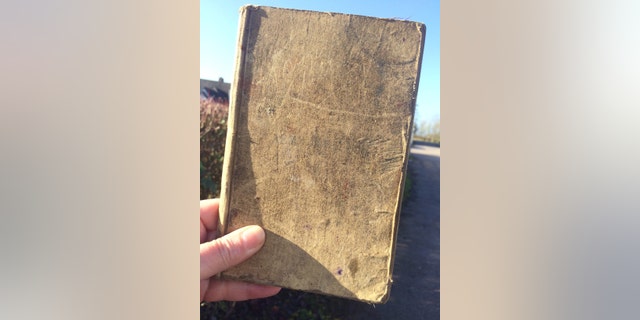 The battered diary was kept by British soldier Arthur Edward Diggens. (Hansons)