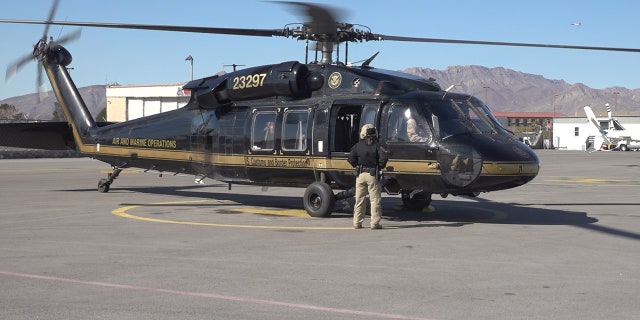 Black Hawk helicopters are being reintroduced at the Texas and Mexico border (Stephanie Bennett / Fox News).