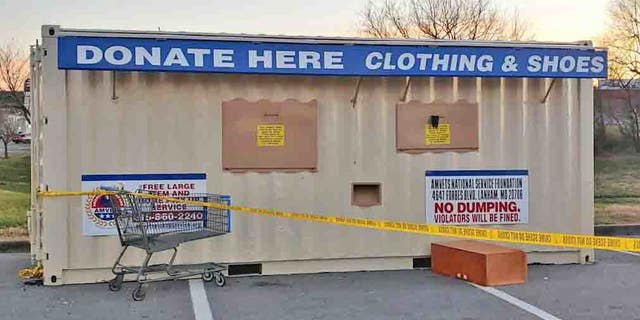 A man has died after getting trapped in a donation bin outside a Walmart in Tennessee, police said on Sunday.<br data-cke-eol="1">