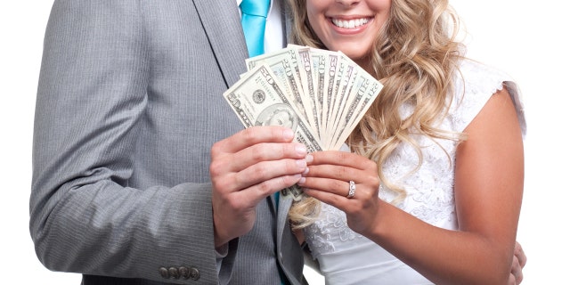 Couple with money