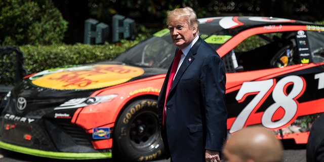 Trump hosted NASCAR Champion Martin Truex Jr.'s team at The White House.