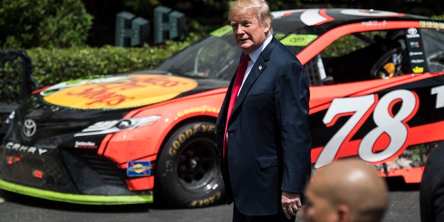 Trump hosted NASCAR Champion Martin Truex Jr.'s team at The White House.