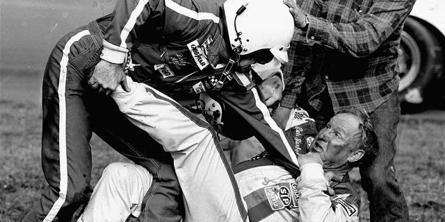 Bobby Allison and Cale Yarborough fought on and off the track at the 1979 race.