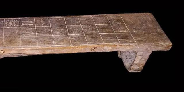 An ancient Egyptian 'board game of death' was used to commune with the deceased around 3,500 years ago. Pictured: the senet board from the collections of Rosicrucian Egyptian Museum in San Jose, California.