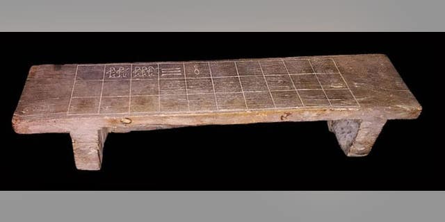 An ancient Egyptian 'board game of death' was used to commune with the deceased around 3,500 years ago. Pictured: the senet board from the collections of Rosicrucian Egyptian Museum in San Jose, California.