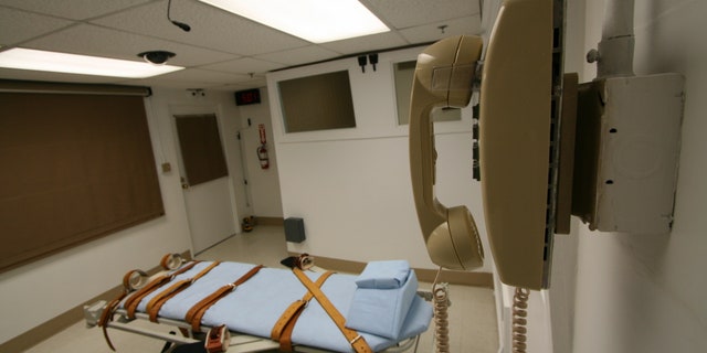 An execution chamber used in Florida. (Florida Department of Corrections)