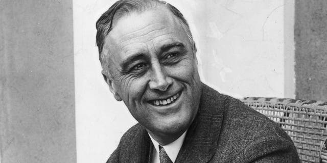 Franklin Delano Roosevelt on June 1, 1928, smiling when he heard that he was leading the contest for Governor of New York State. When Roosevelt, as president, attempted to pack the Supreme Court, he was met with widespread opposition and the idea later died. (Photo by Hulton Archive/Getty Images)