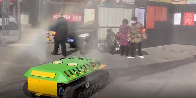 Authorities say the tanks are cutting down on the risk of transmission.